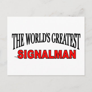 's Werelds grootste signalman Briefkaart