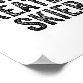 'S Werelds Grootste Ski Snowboard Snowbo Poster (Hoek)