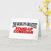 's Werelds grootste stand-up Comedian Kaart (Gele Bloem)