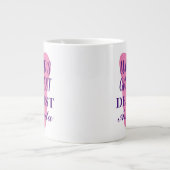 's Werelds Grootste tandarts grote jumbo koffie mo Extra Grote Beker (Voorkant)