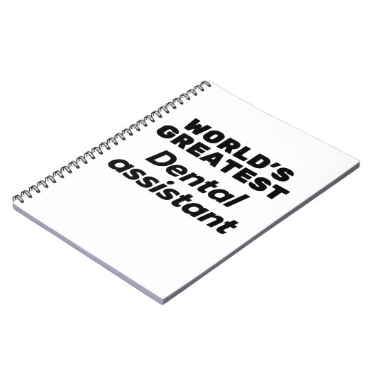 's Werelds grootste tandheelkundige assistent Notitieboek (Linkerzijde)