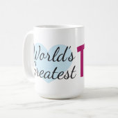 's Werelds Grootste Tita (15 oz) Koffie Mok (Voorkant links)