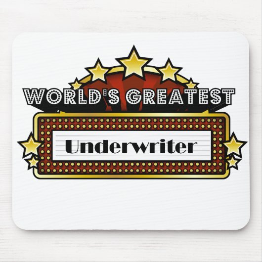 's Werelds grootste underwriter Muismat (Voorkant)