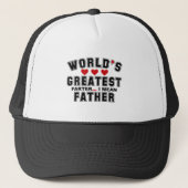's Werelds grootste vader bedoel ik vader 2023 Trucker Pet (Voorkant)