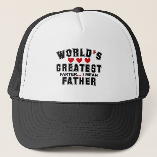 's Werelds grootste vader bedoel ik vader 2023 Trucker Pet (Voorkant)
