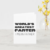 's Werelds grootste vader bedoel ik vader zwart Kaart (Gele Bloem)