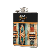 's Werelds grootste vader Native American Aztec De Heupfles (Links)