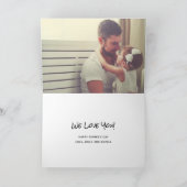 's Werelds grootste vader Vaderdag fotokaart Kaart (Binnen)