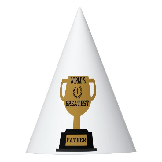 's Werelds Grootste Vaderdag Party Pet Feesthoedjes (Voorkant)