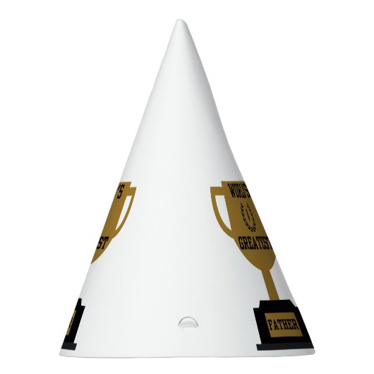 's Werelds Grootste Vaderdag Party Pet Feesthoedjes (Rechts)