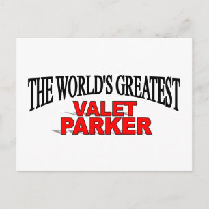 's Werelds grootste valet parker Briefkaart