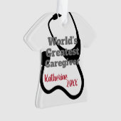 's Werelds grootste zorgverlener, speciaal geperso Ornament (voorkant)
