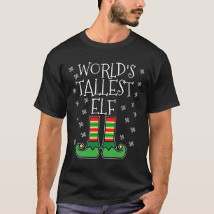 's Werelds hoogste Elf bijpassende familie groep K T-shirt