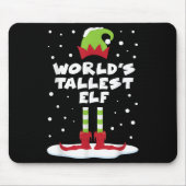 'S Werelds hoogste Elf Matching Group Family Holid Muismat (Voorkant)