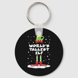 'S Werelds hoogste Elf Matching Group Family Holid Sleutelhanger