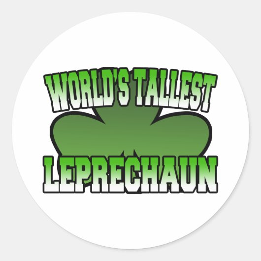 's Werelds hoogste kabouter Sticker (Voorkant)