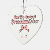 's Werelds kleindochter Keramisch Ornament (Links)