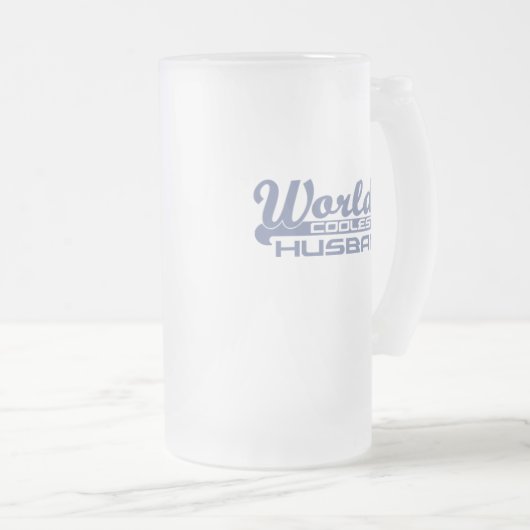 's Werelds koelste man Matglas Bierpul (Voorkant rechts)