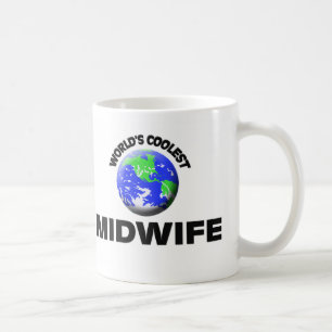 's Werelds koelste verloskundige Koffiemok
