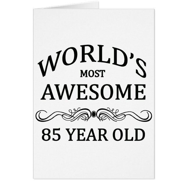 's Werelds meest 85-jarige (Voorkant)