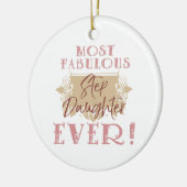 's Werelds meest Fabulous Stepdochter Keramisch Ornament (Links)