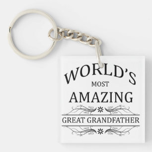 's Werelds meest fantastische grootvader Sleutelhanger
