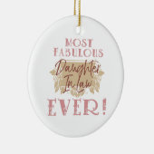 's Werelds meest fantastische schoonmaakster Keramisch Ornament (Rechts)