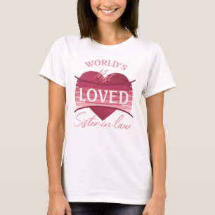 's Werelds meest geliefde zuster-in-law T-shirt