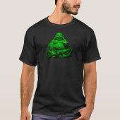 's Werelds meest gelukkige Jade Green Laughing Bud T-shirt (Voorkant)