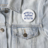 's Werelds meest Geweldige 100-jarige Ronde Button 5,7 Cm (In situ)