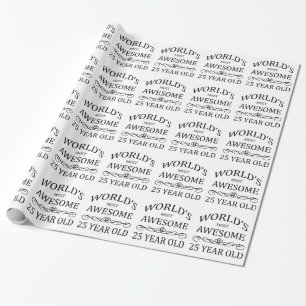's Werelds meest Geweldige 25-jarige Cadeaupapier