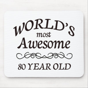 's Werelds meest Geweldige 80-jarige Muismat