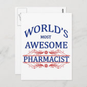 's Werelds meest Geweldige apotheker Briefkaart (Voorkant / Achterkant)