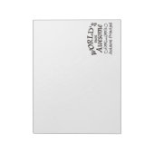 's Werelds meest Geweldige assistent-hoofd Notitieblok (Gedraaid)