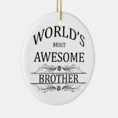 's Werelds meest Geweldige broer Keramisch Ornament (Rechts)