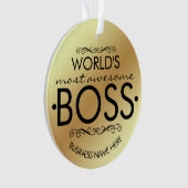 's Werelds meest geweldige cadeaubon Ornament (voorkant)