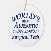 's Werelds meest Geweldige chirurgische techniek Keramisch Ornament (Links)