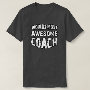 's Werelds meest Geweldige coach T-shirt