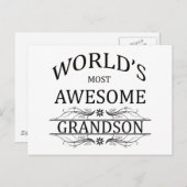 's Werelds meest Geweldige kleinzoon Briefkaart (Voorkant / Achterkant)