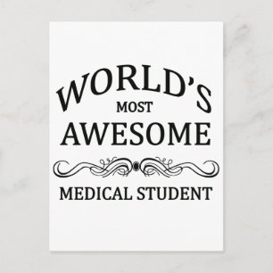 's Werelds meest Geweldige medische student Briefkaart