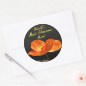 's Werelds meest Geweldige moeder Ronde Sticker (Envelop)