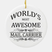 's Werelds meest Geweldige postdrager Keramisch Ornament (Achterkant)