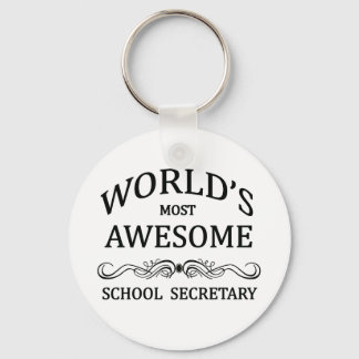 's Werelds meest Geweldige schoolsecretaris Sleutelhanger