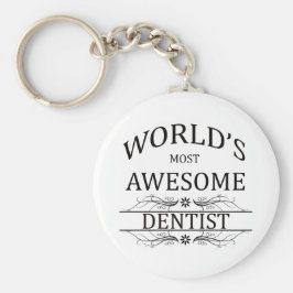 's Werelds meest Geweldige tandarts Sleutelhanger