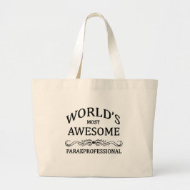 's Werelds meest Geweldige vakman Grote Tote Bag