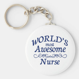 's Werelds meest Geweldige verpleegster Sleutelhanger