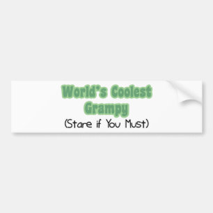 's Werelds meest koelste grijze Bumpersticker