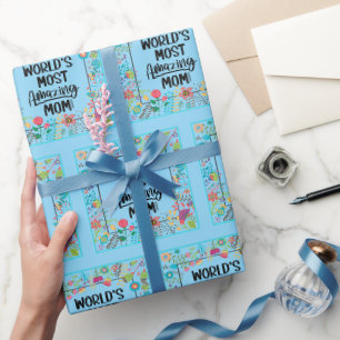 's Werelds meest verbazingwekkende mam Cadeaupapier