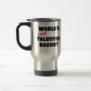 's Werelds minst getalenteerde bassist Gag cadeau Reisbeker