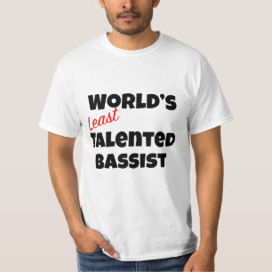 's Werelds minst getalenteerde bassist Gag T-shirt